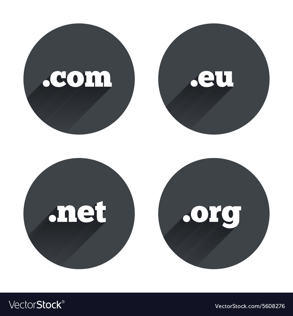 Top-Level-Domains signiert com eu net und org