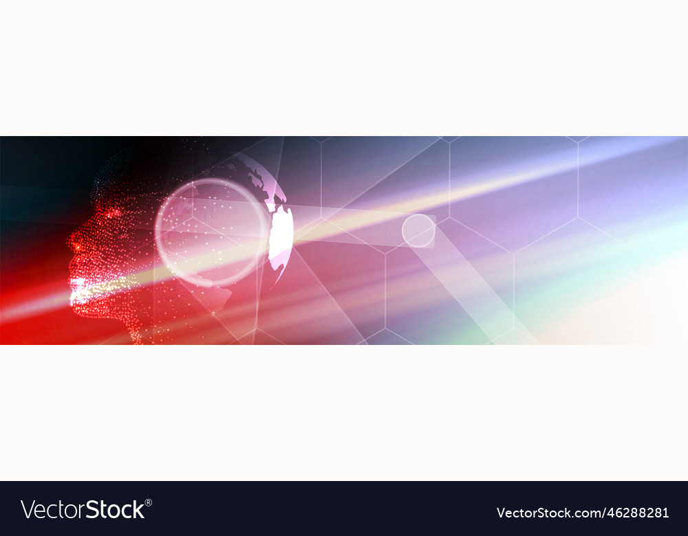 Artificial intelligence technology web background