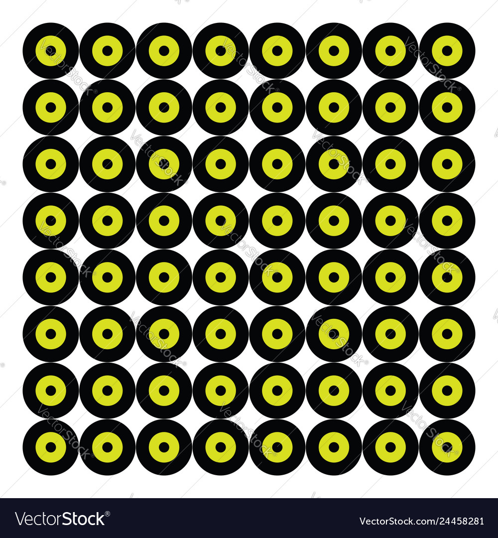 Black and yellow disks or color