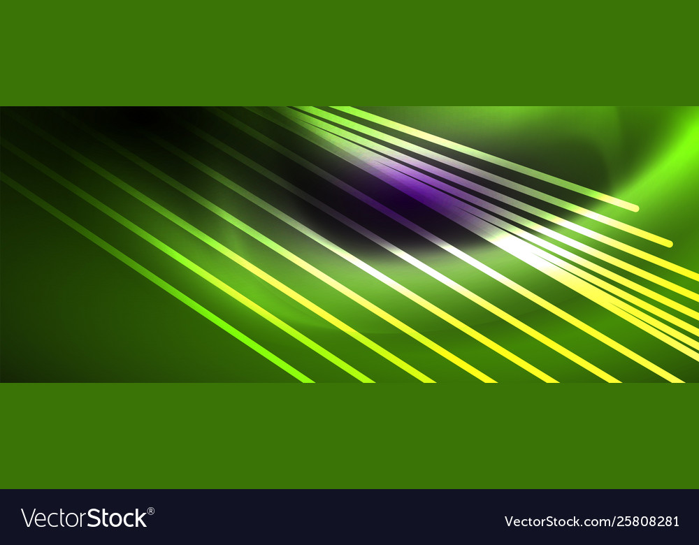 Color light with lines outer space background vector image Color light with lines outer space background