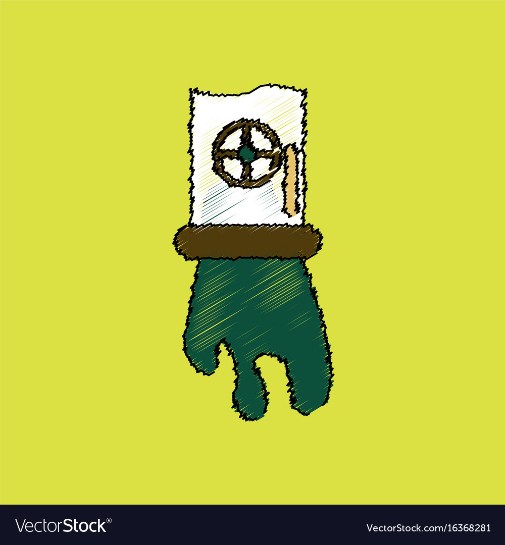 Flat shading style icon pipe and flow