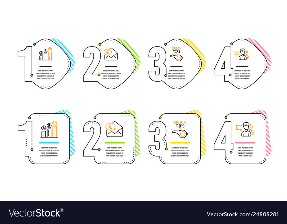 Graph chart tutorials and euro money icons set