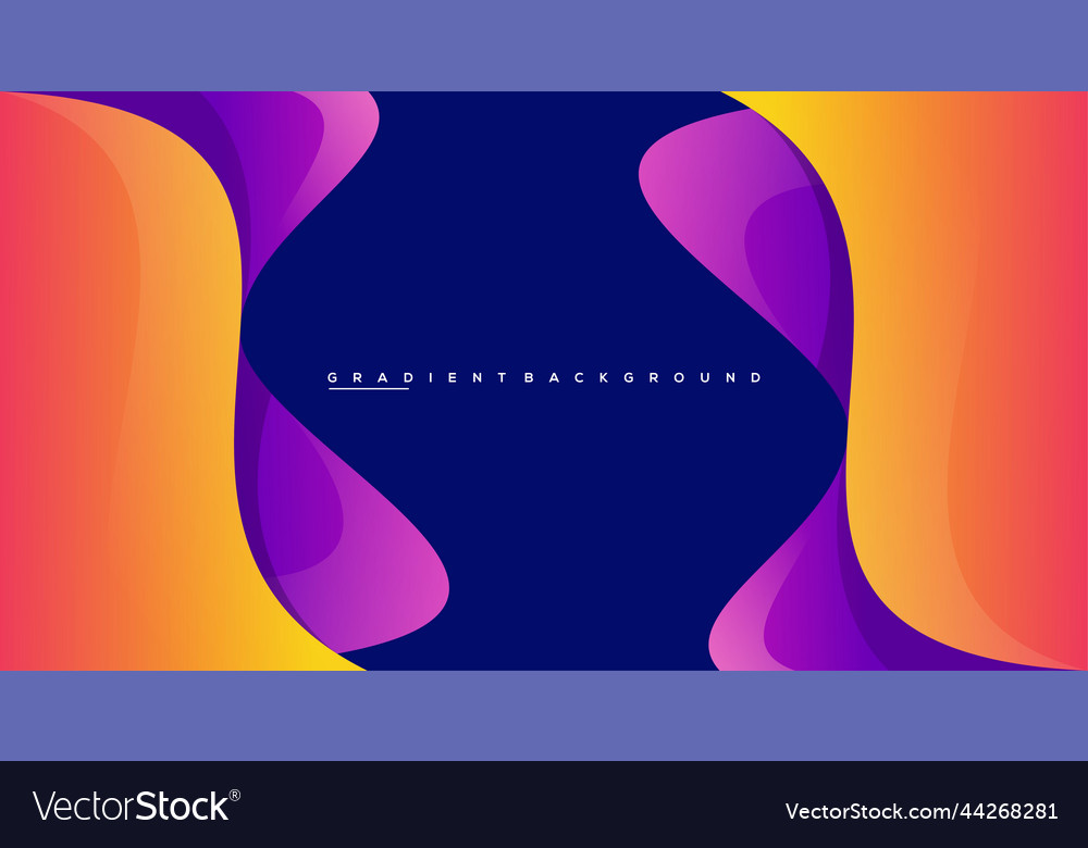 Modern abstract background colorful gradient vector image Modern abstract background colorful gradient