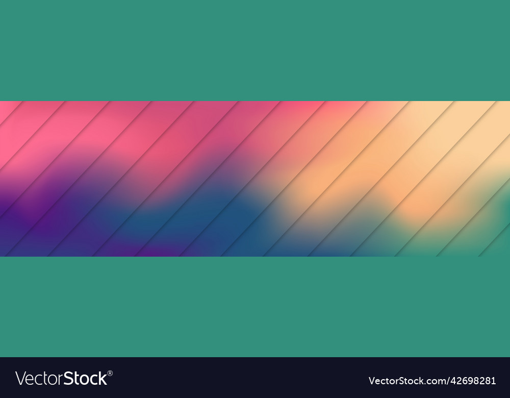 Panoramic abstract web background colorful vector image Panoramic abstract web background colorful
