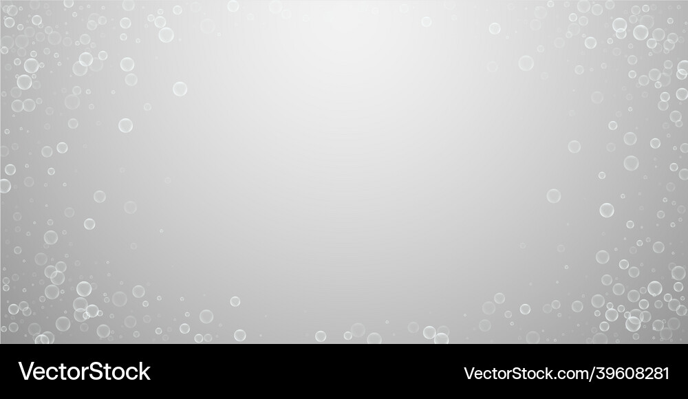 Soap bubbles abstract background blowing bubbles Vector Image