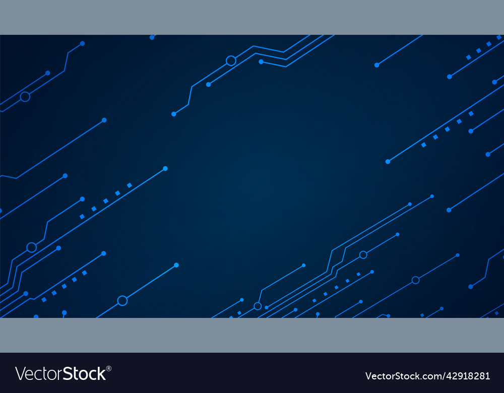 Technology background with hi-tech digital data vector image Technology background with hi-tech digital data