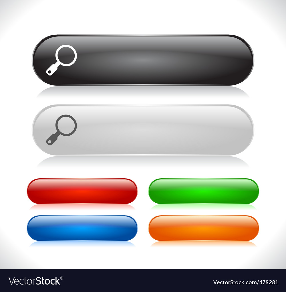 Website Buttons - Search & Navigation