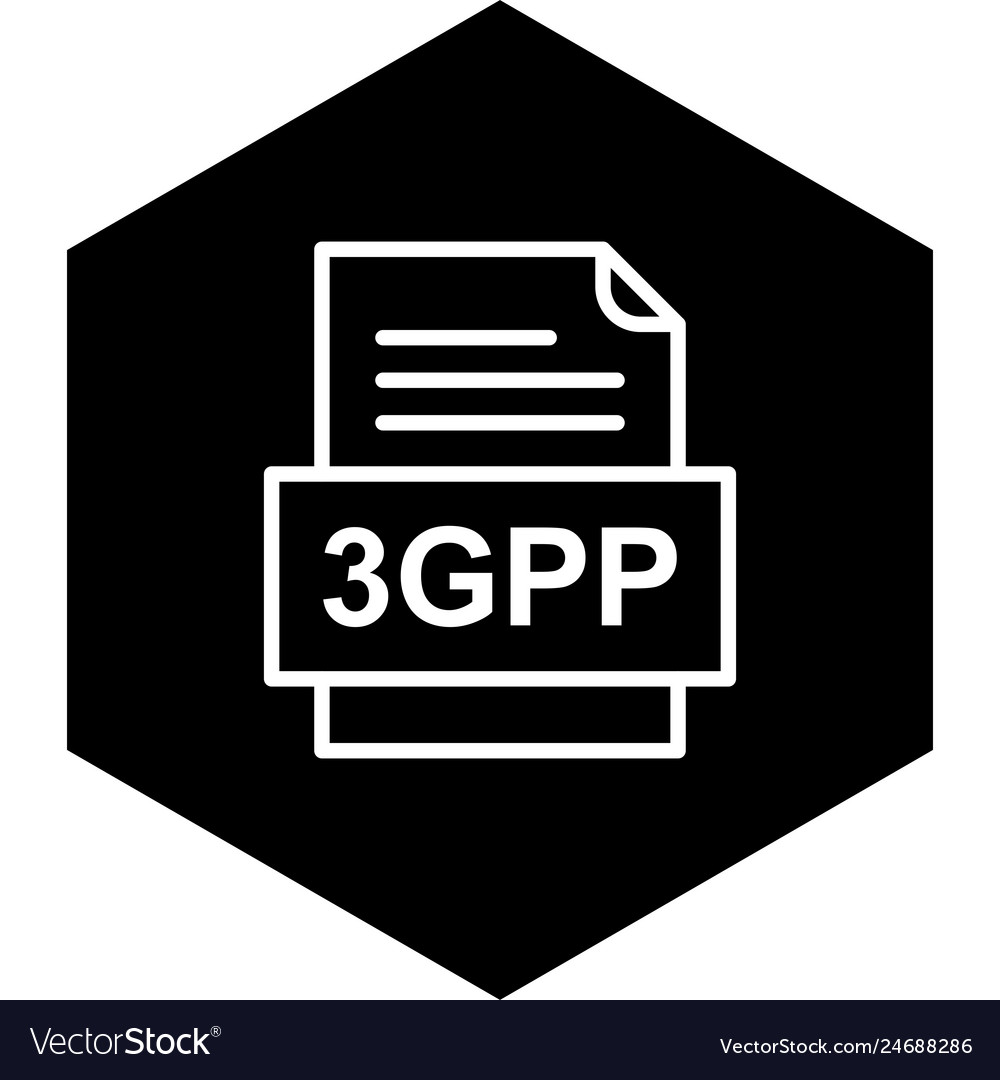3gpp file document icon