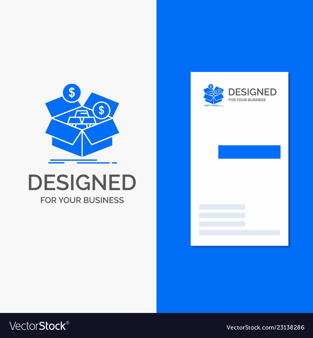 business logo for savings box budget money growth vector image budget for savings