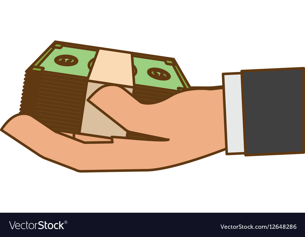 Cash money related icons image Royalty Free Vector Image