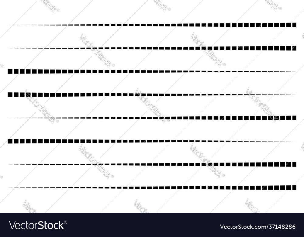 Dashed random straight parallel lines geometric