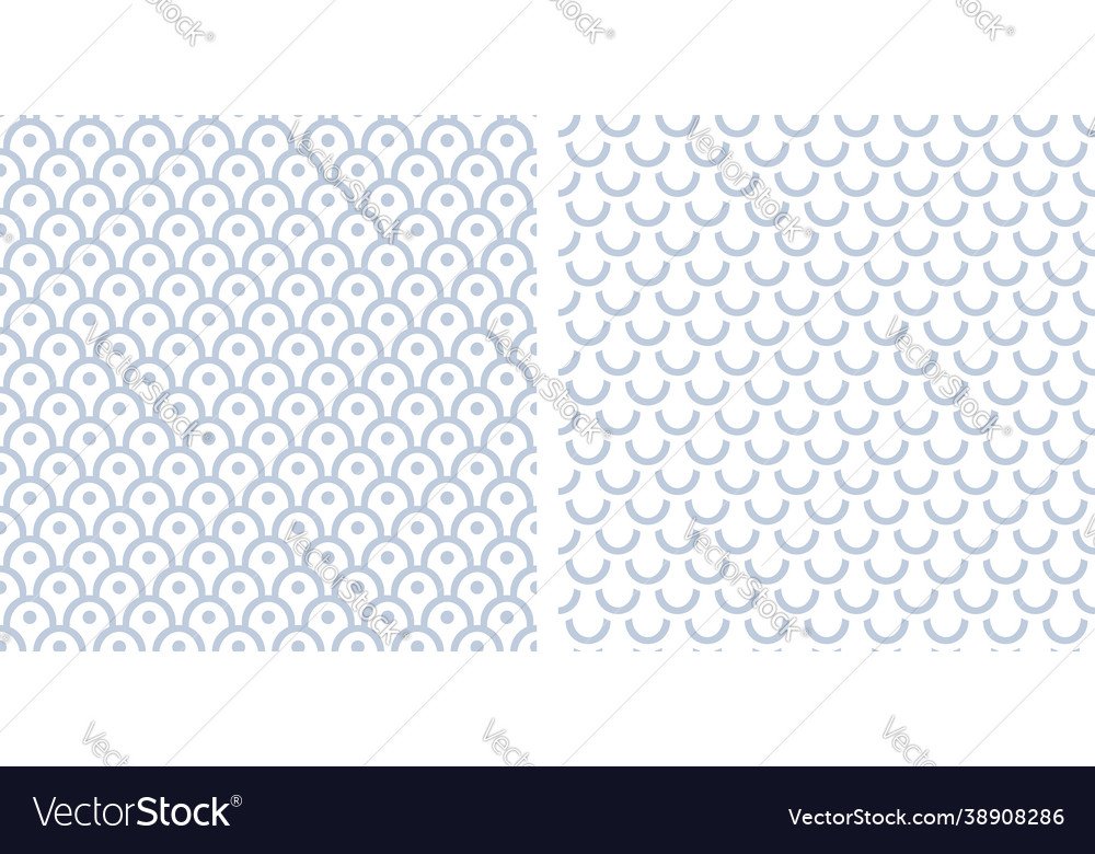 Fish Scale Pattern - Seamless