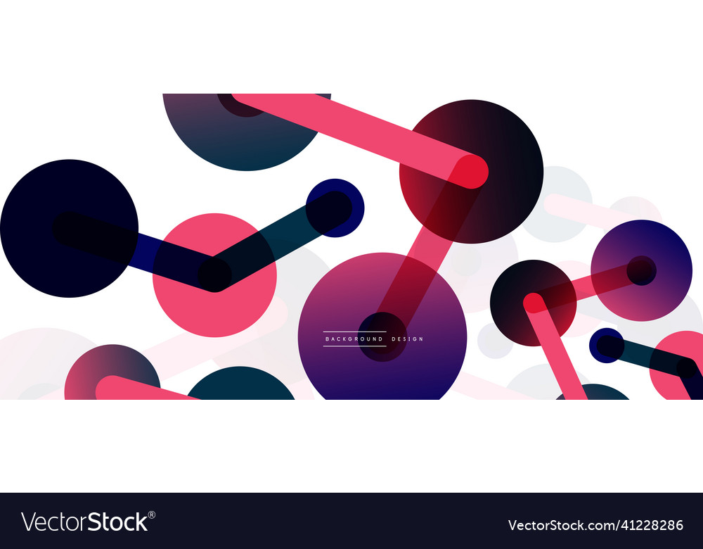 Network concept abstract background dots vector image Network concept abstract background dots