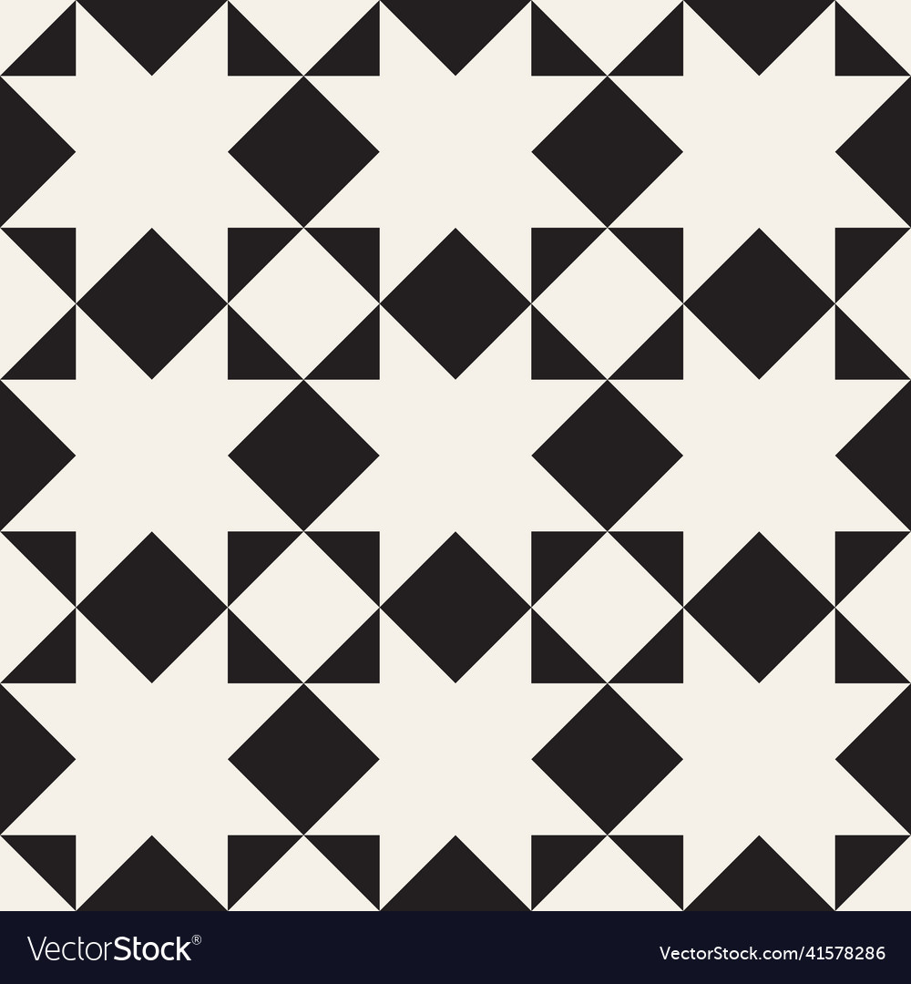 Seamless pattern repeating geometric elements vector image Seamless pattern repeating geometric elements