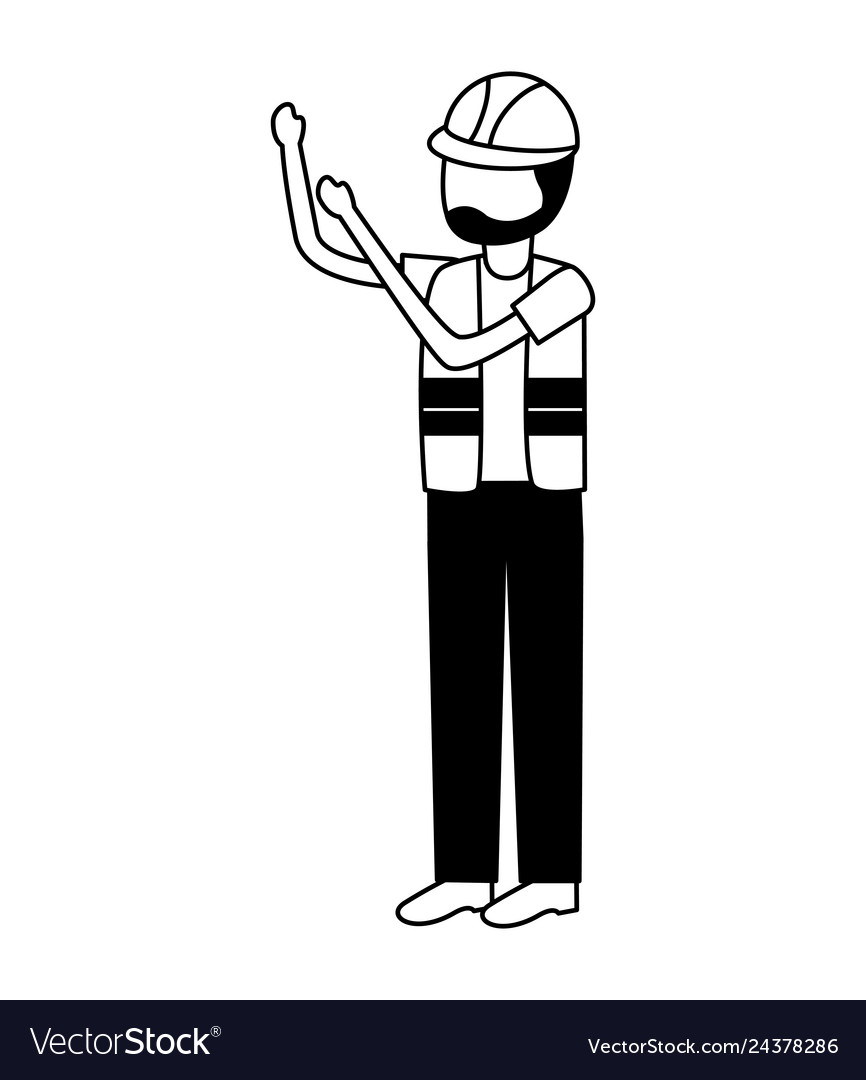 Worker construction character