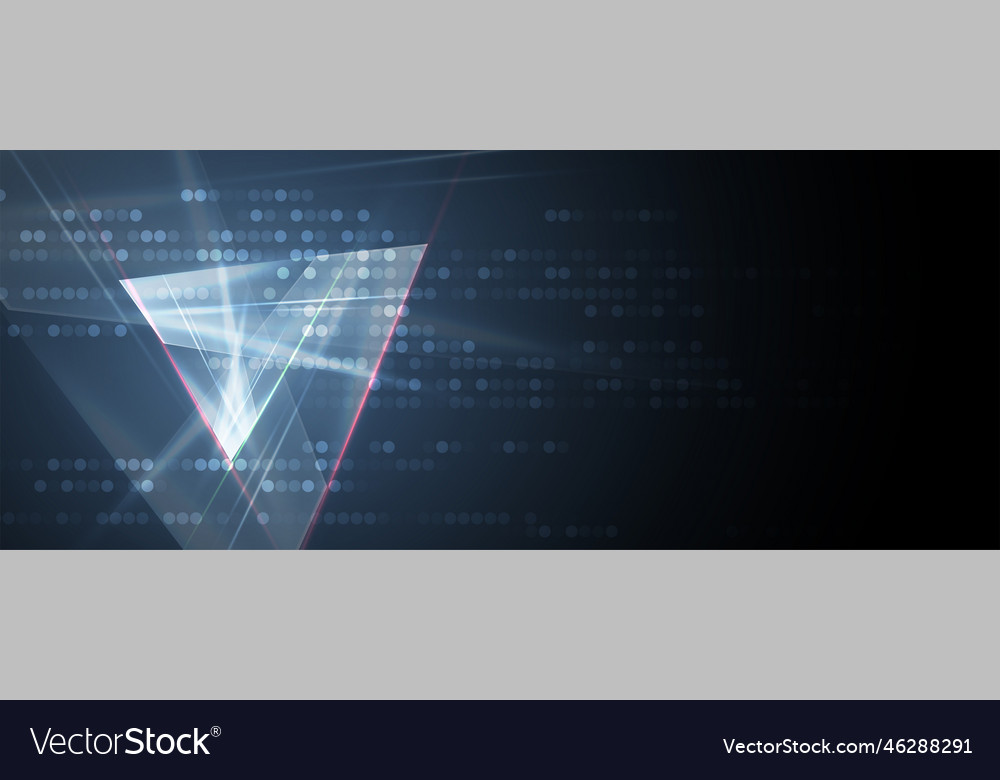 Artificial intelligence technology web background vector image Artificial intelligence technology web background