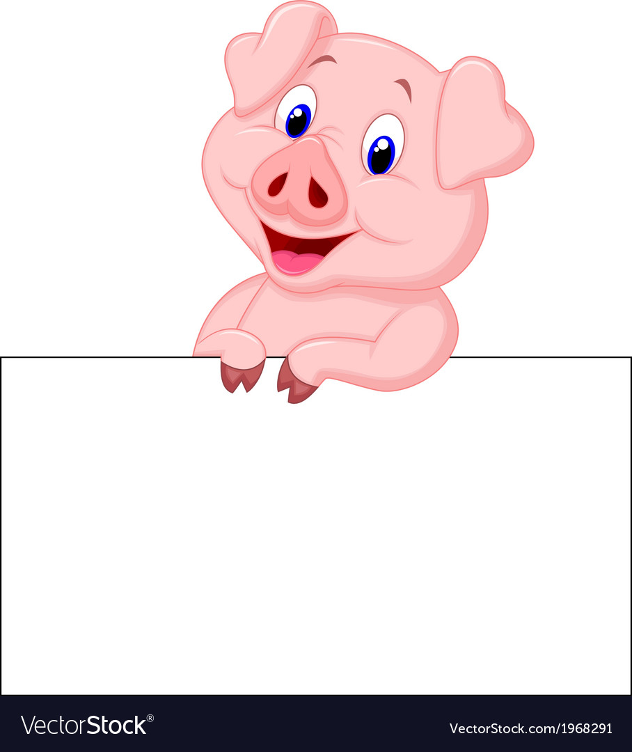 Premium Vector  Cute piggy illustration.