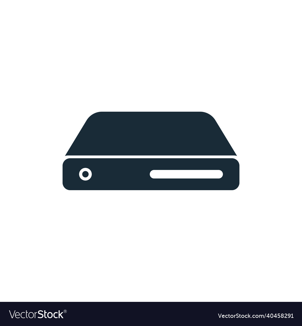 Data storage icon design template elements