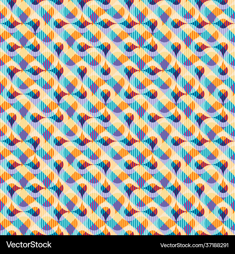 Geometric abstract pattern in low poly style Vector Image