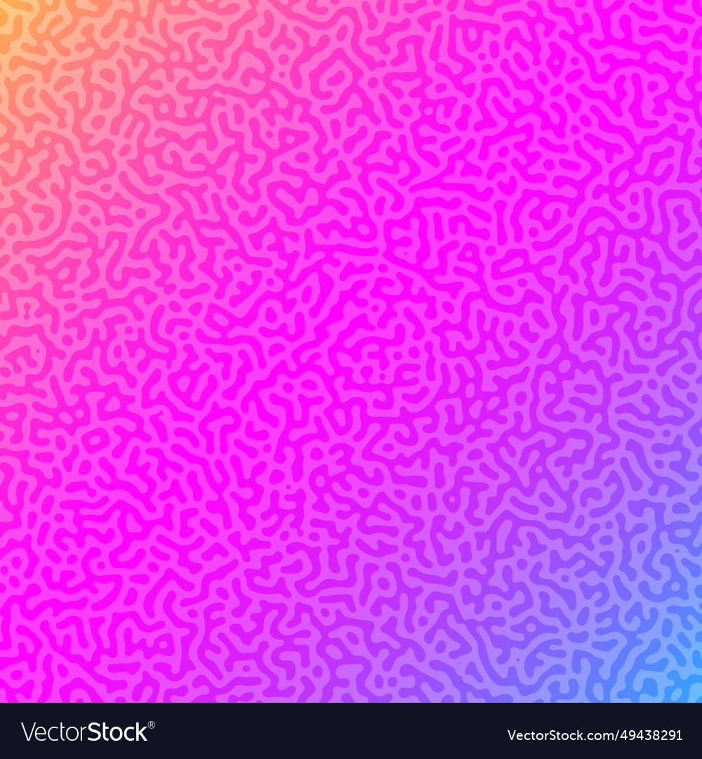 Holographic gradient texture abstract turing vector image Holographic gradient texture abstract turing