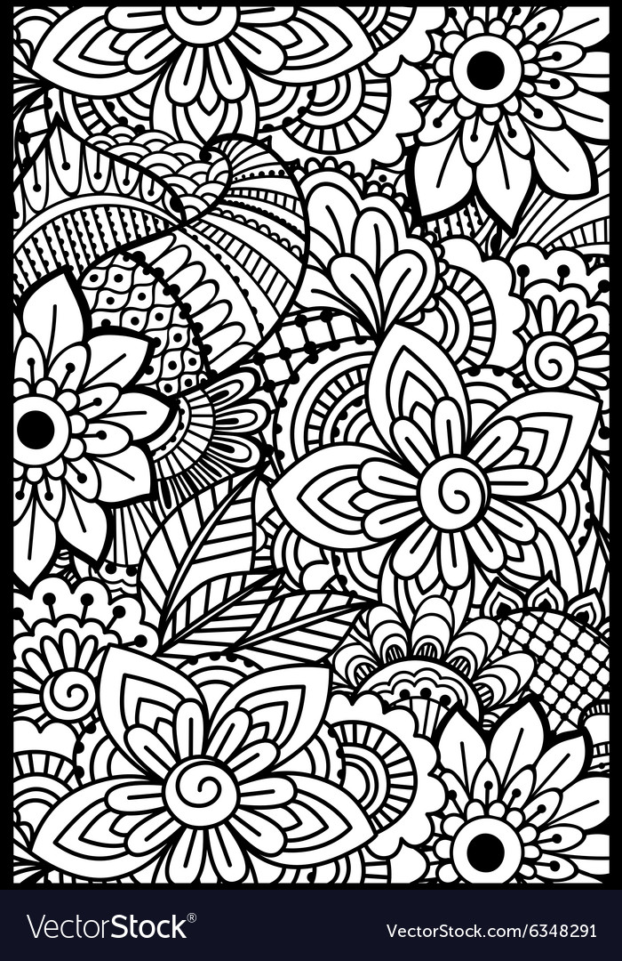 Intricate Paisley Floral Pattern