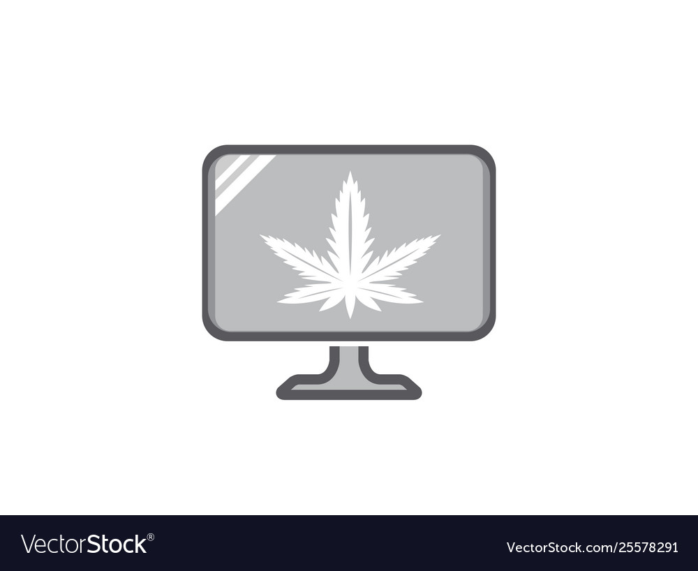 Medizinische Marihuana Cannabis Hanf Logo Design