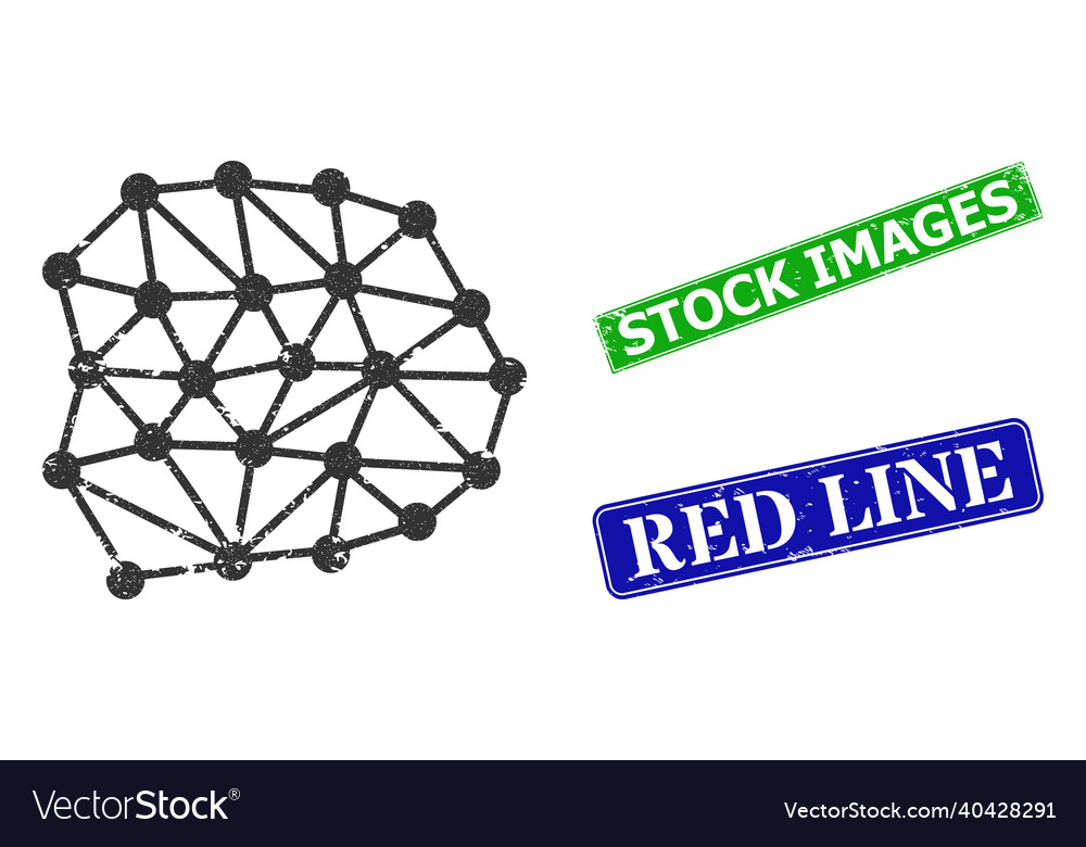 Mesh grid distress icon and stock images