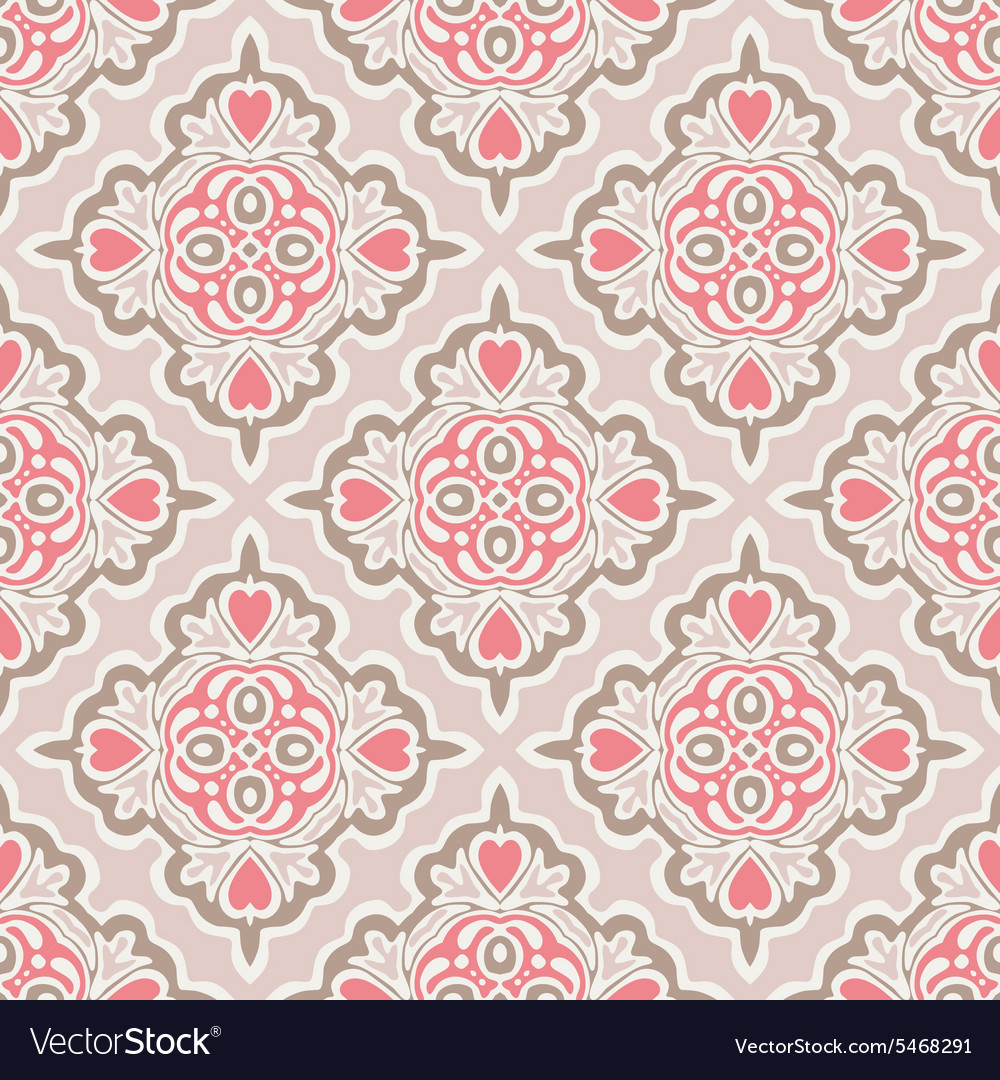 Seamless abstract tiled pattern