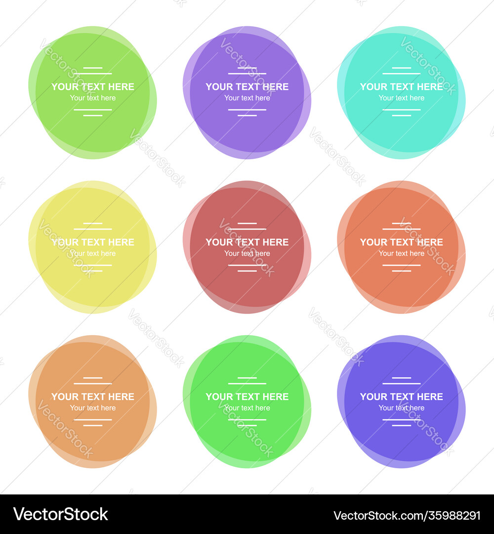Set Colorful Banners Royalty Free Vector Image