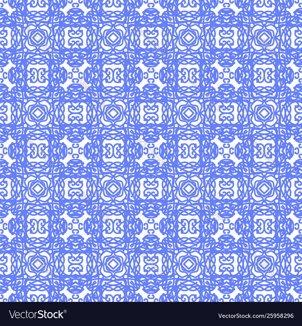 Blue seamless line pattern endless texture Vector Image Blue seamless line pattern endless texture