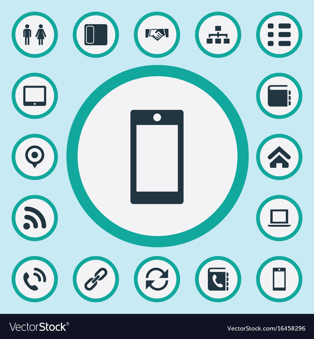 Communication Icons - Set of Network & Location