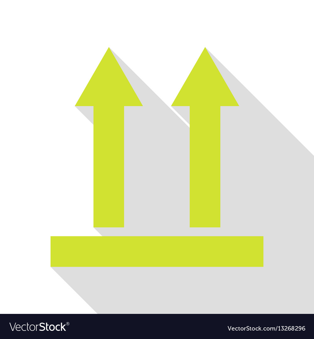 Logistic sign of arrows pear icon with flat style
