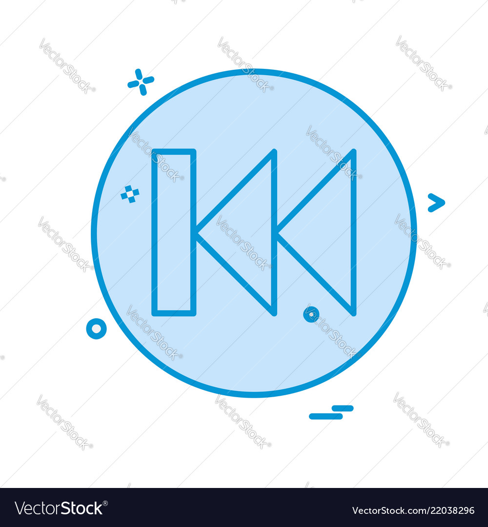 User interface button icon design vector image User interface button icon design