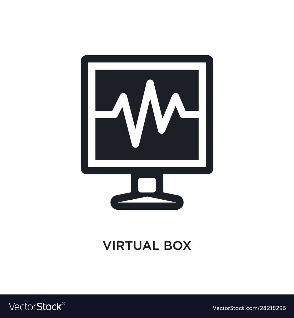 Virtual box isolated icon simple element from
