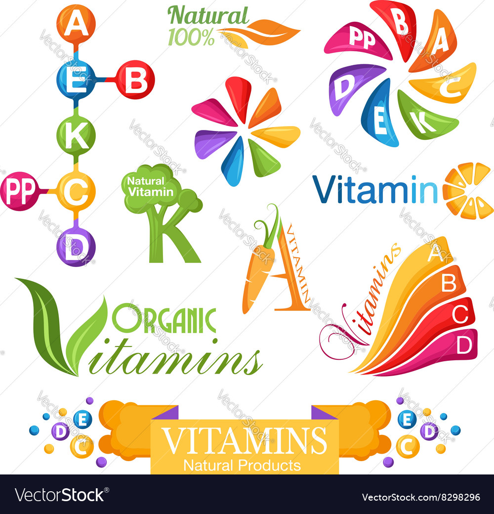 Vitamine Icons für Design