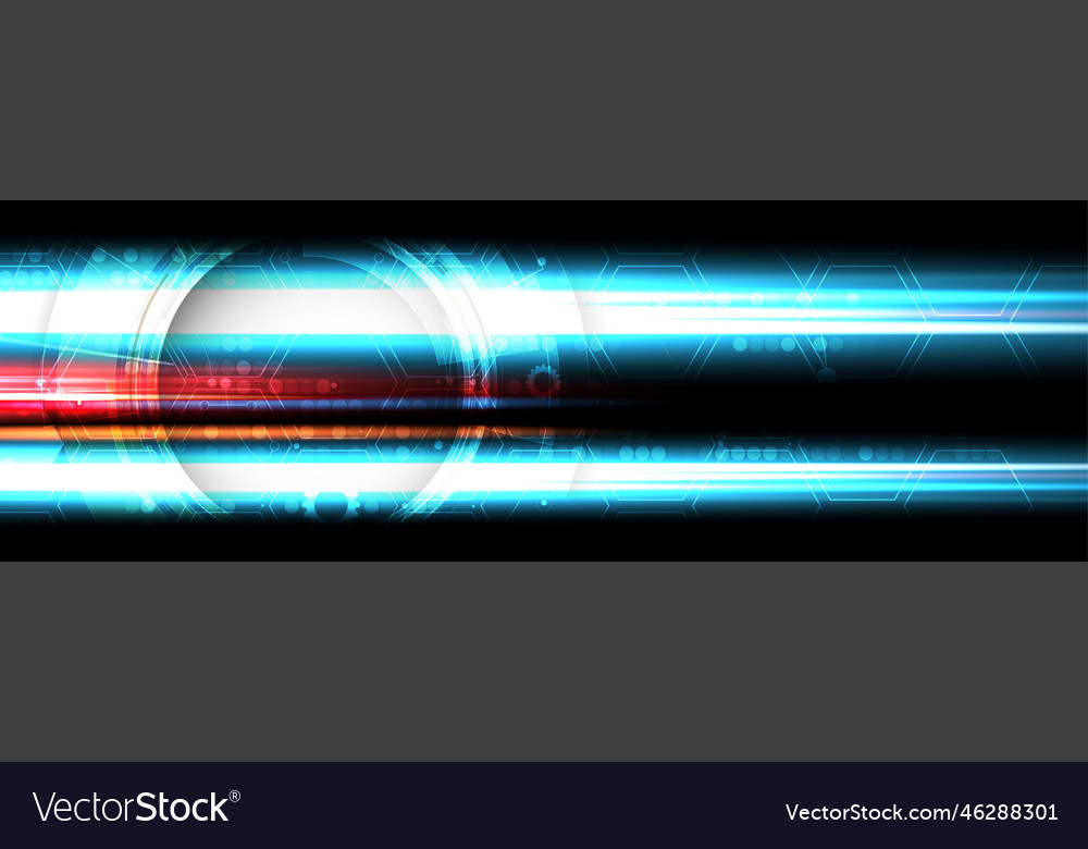 Artificial intelligence technology web background vector image Artificial intelligence technology web background