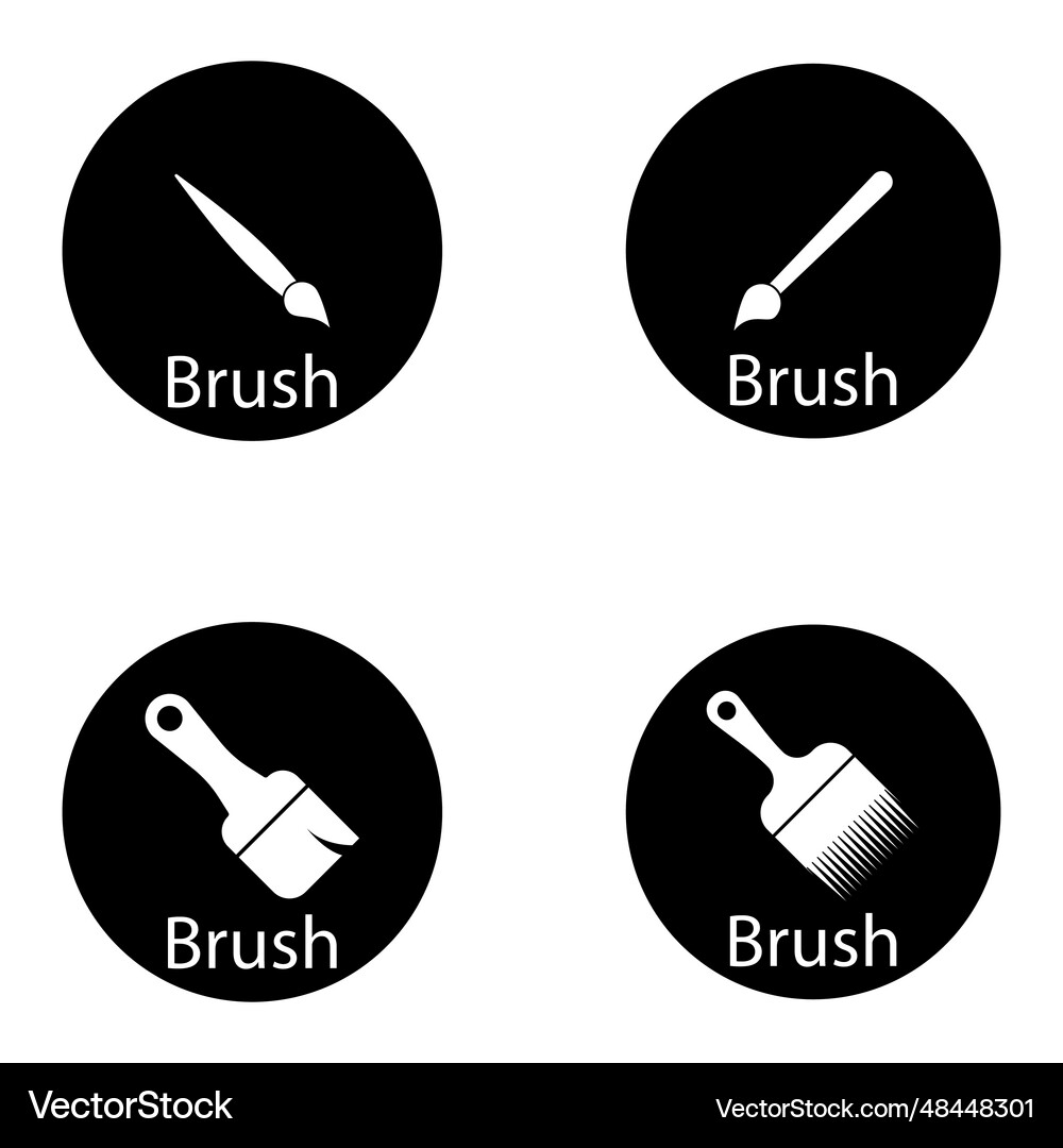Brush icon Royalty Free Vector Image - VectorStock