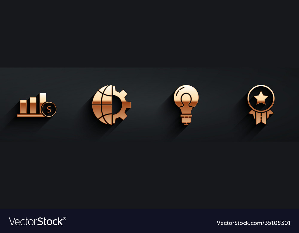 Setzen Sie Piratendiagramm Infografik und Dollar Globus vector image Setzen Sie Piratendiagramm Infografik und Dollar Globus