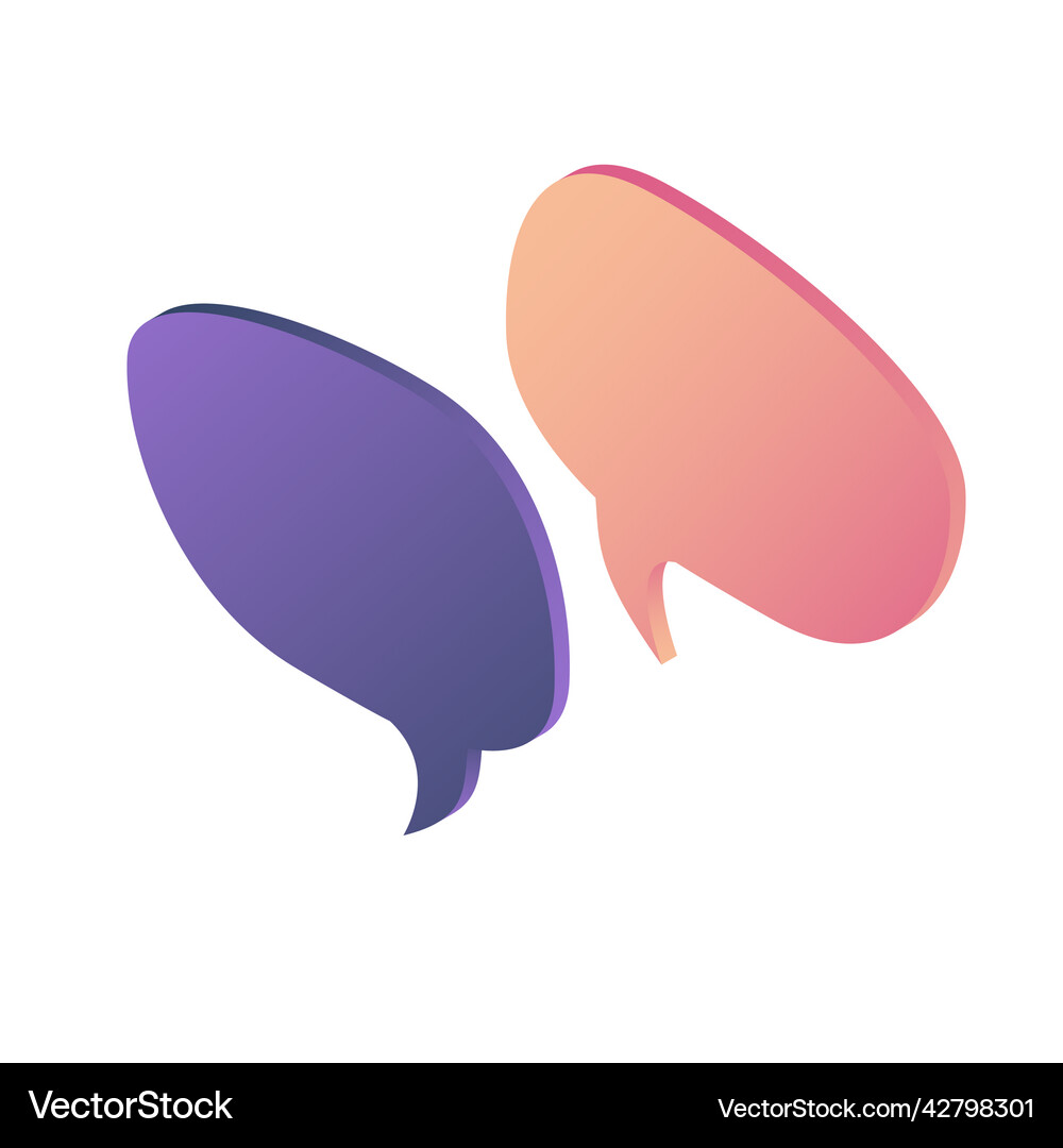 Speech bubble Royalty Free Vector Image - VectorStock