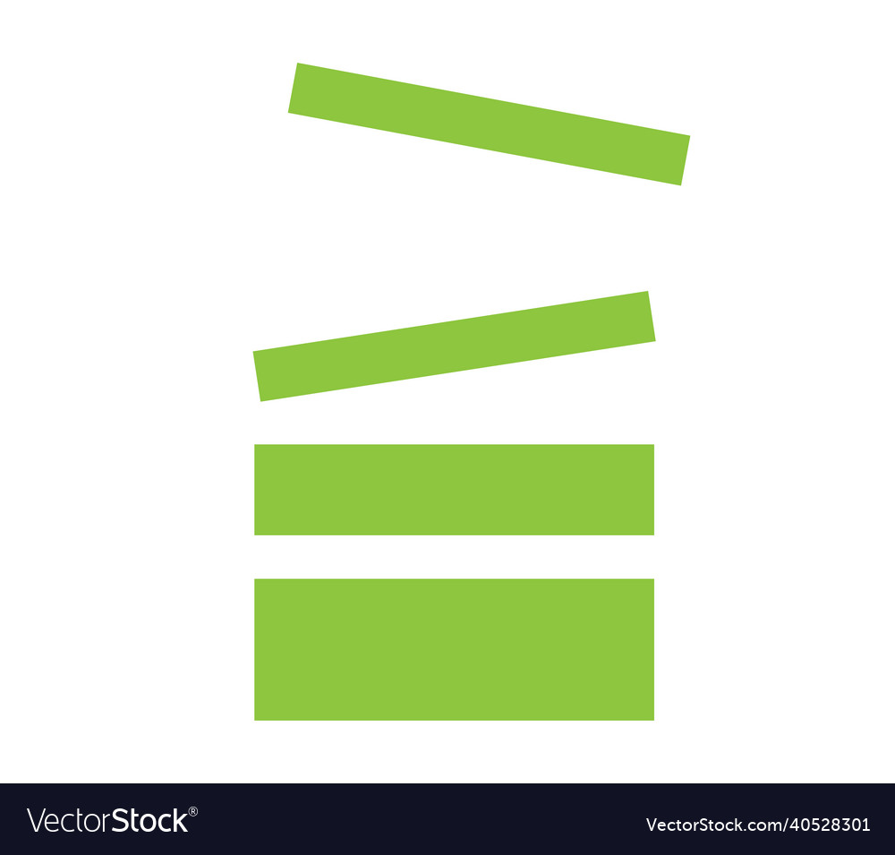 Stack icon design Royalty Free Vector Image - VectorStock