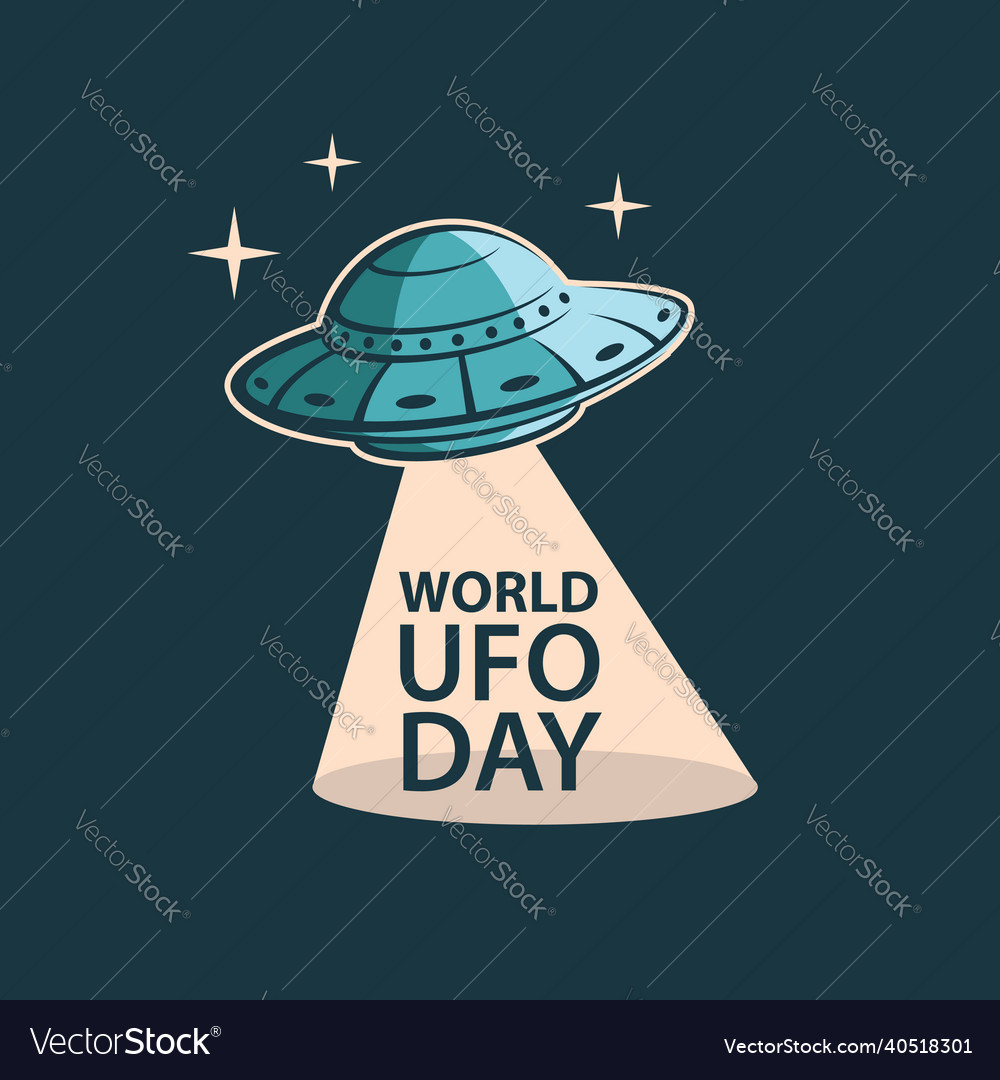 Ufo space ship Royalty Free Vector Image - VectorStock