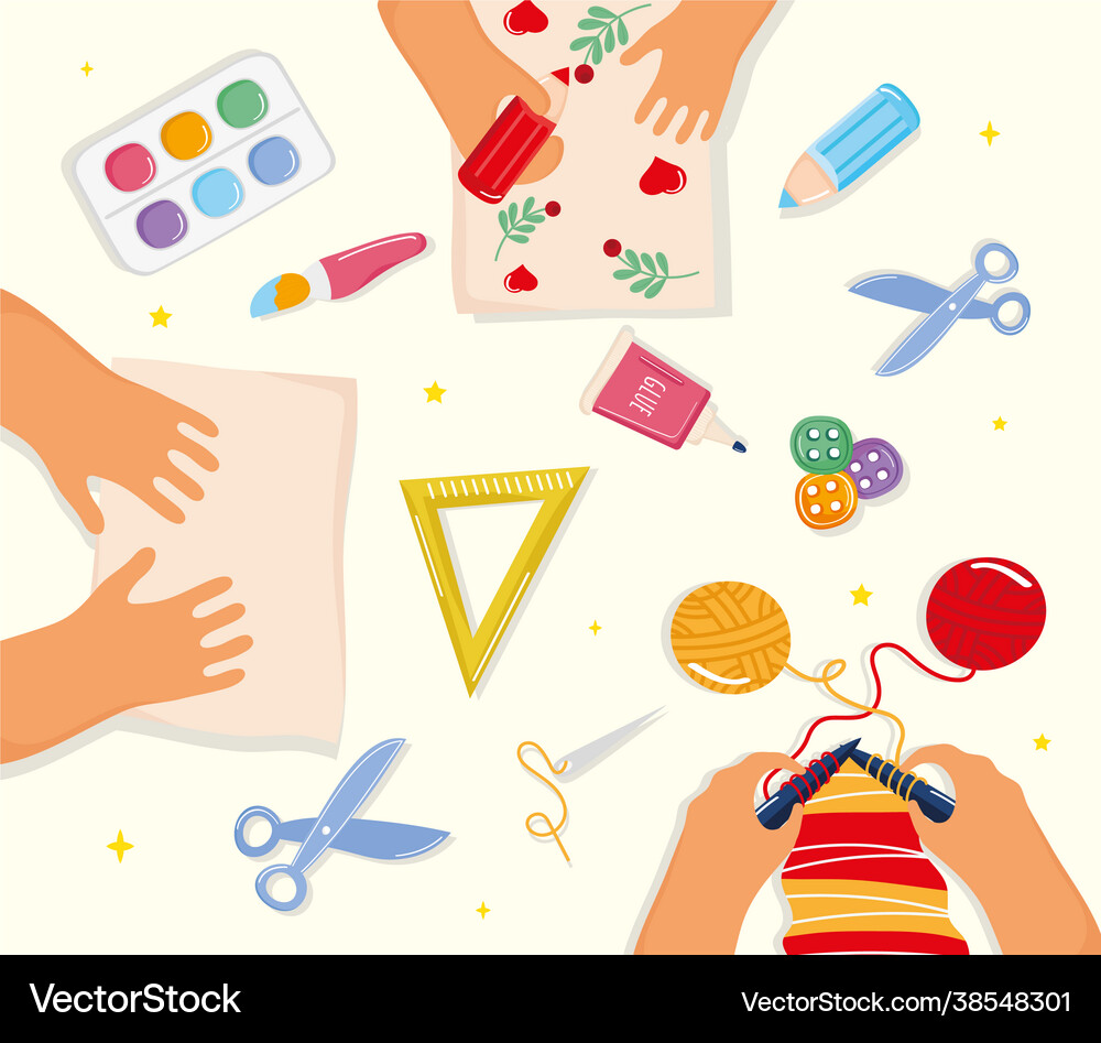 Workshops creative icons Royalty Free Vector Image