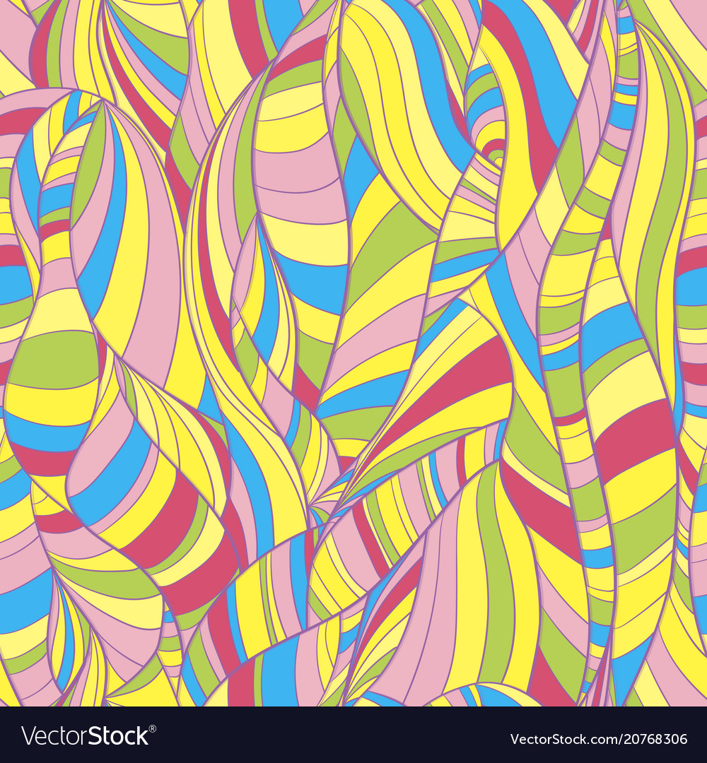 Abstract Colorful Lines and Waves