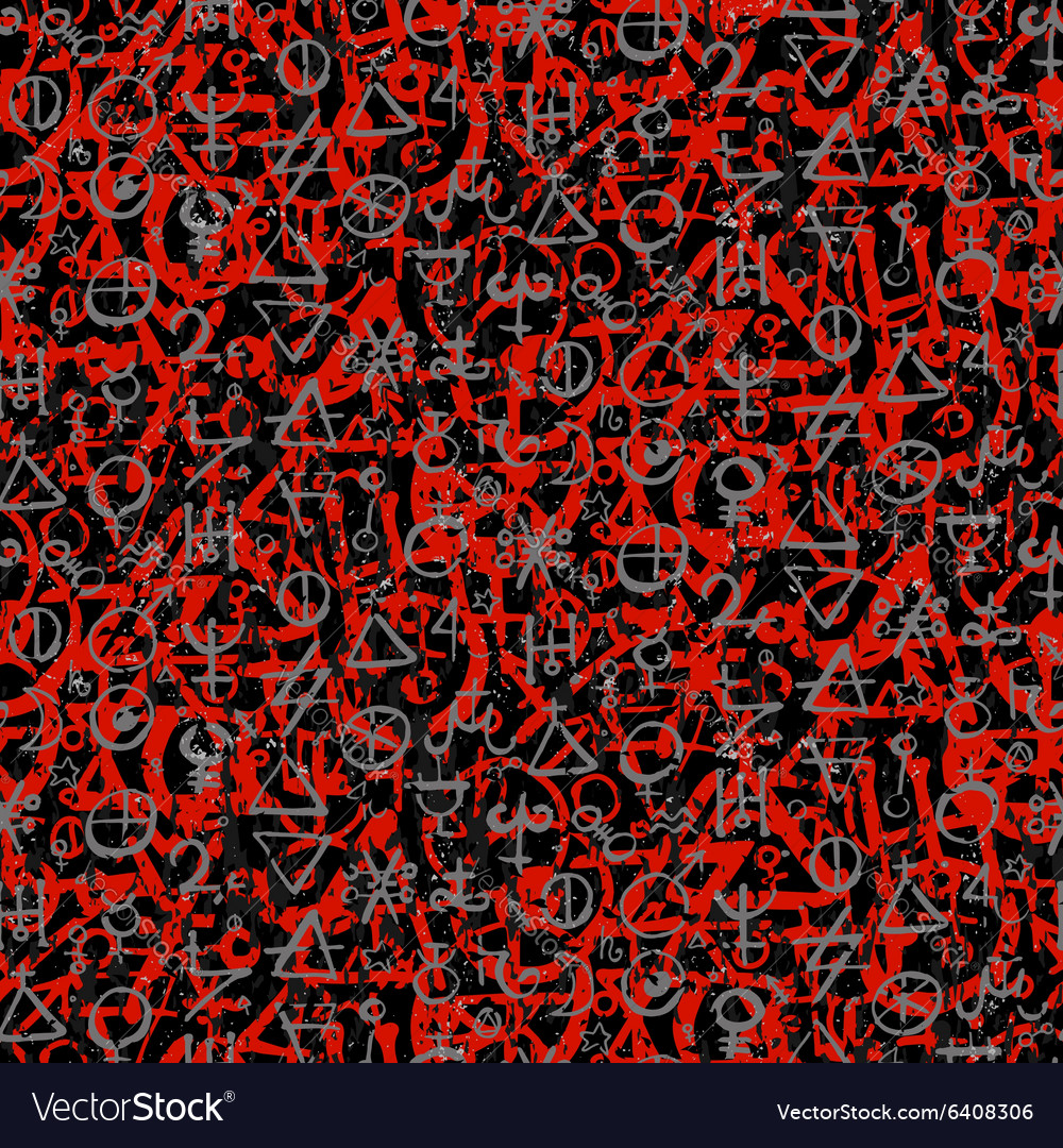 Alchemy & Occult Symbol Pattern