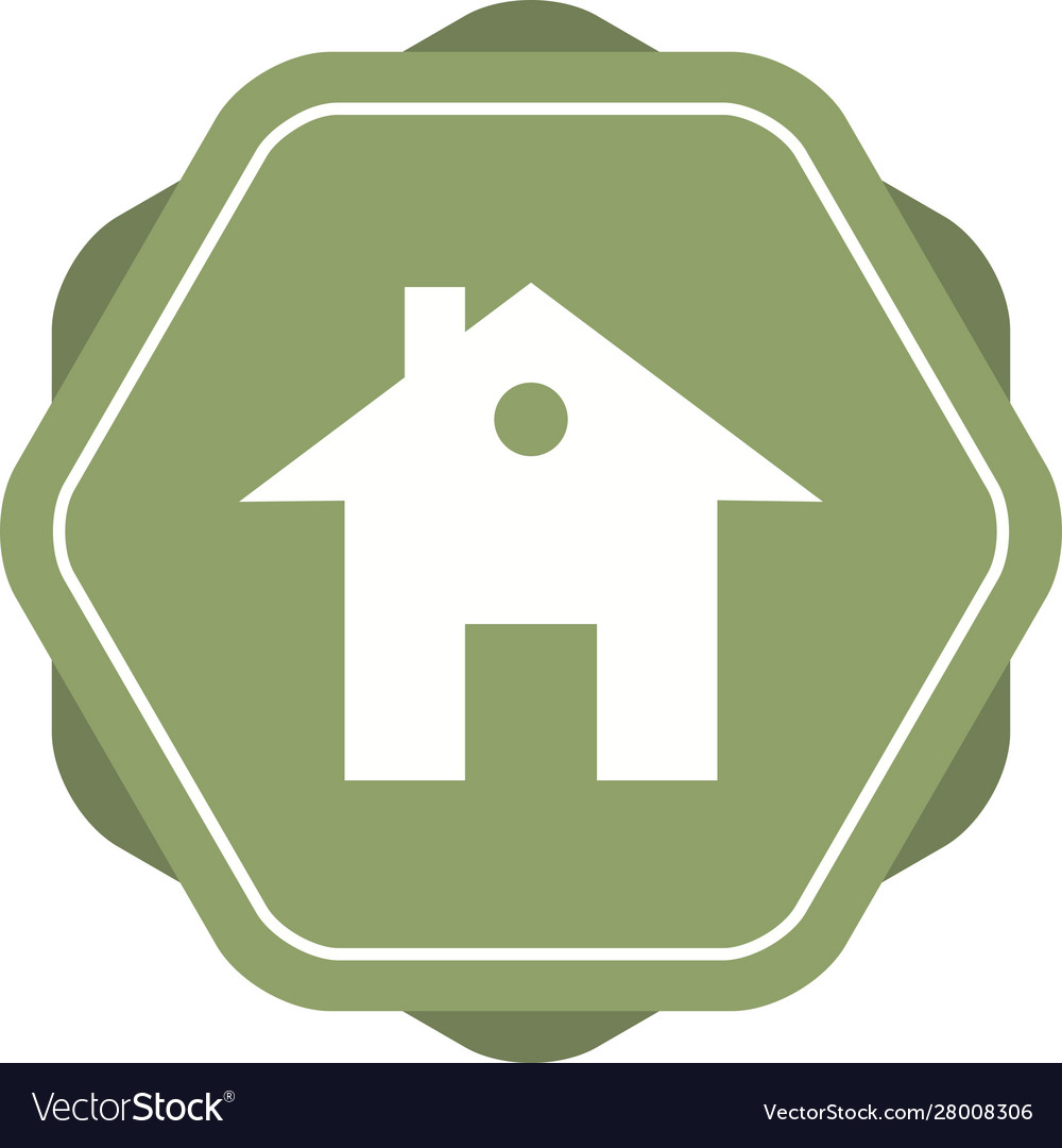 Beautiful house glyph icon