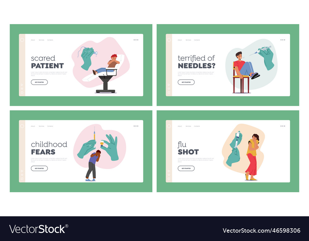 Characters experience phobia of injections landing