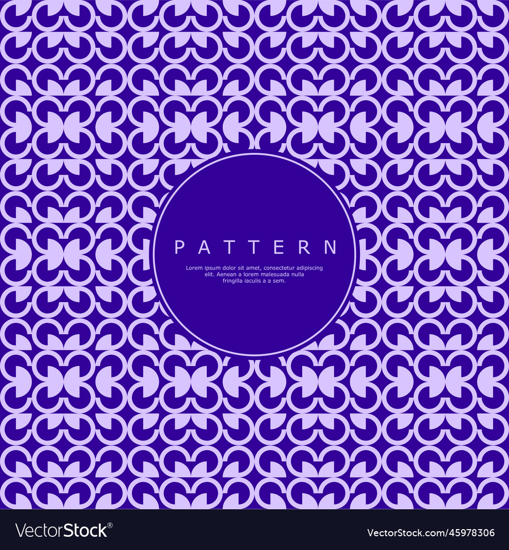 Decorative line circle seamless pattern design