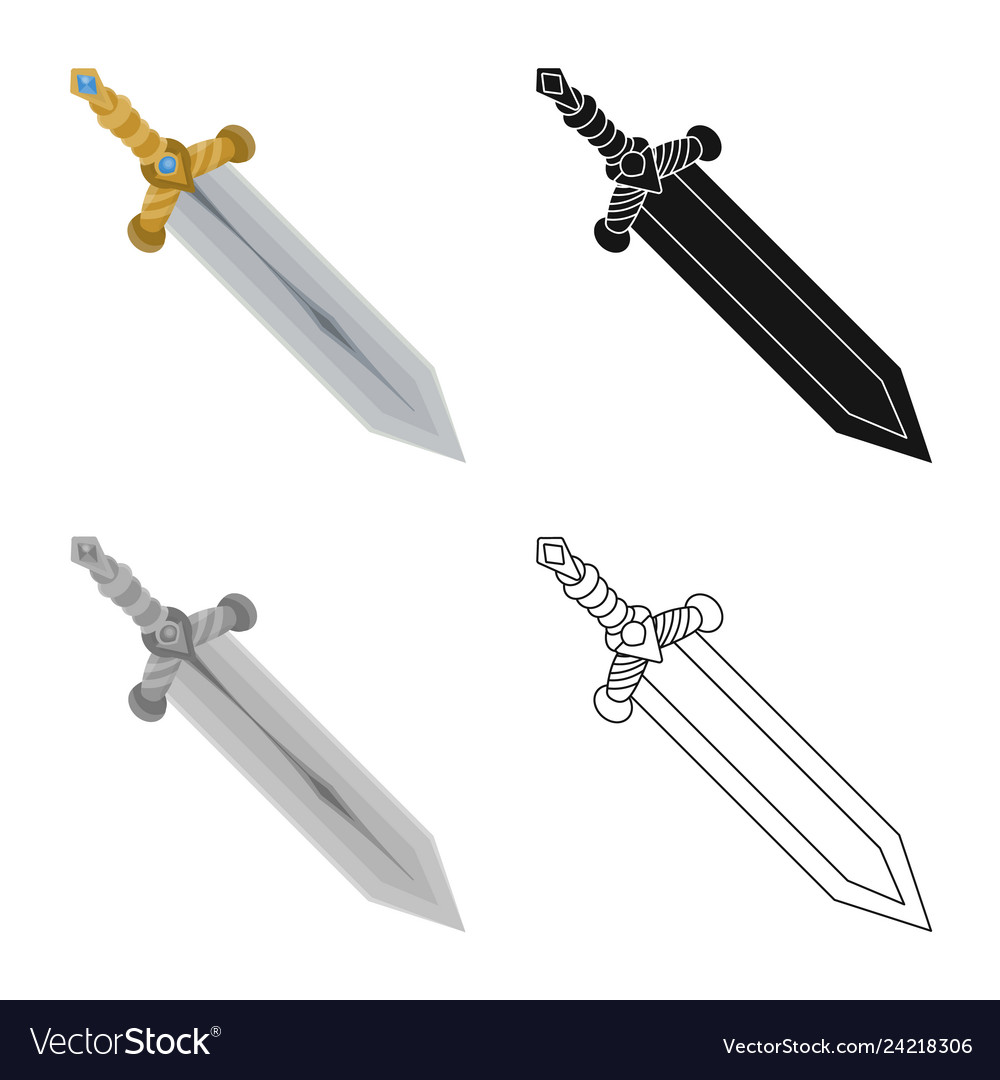 Isolated object of game and armor logo set