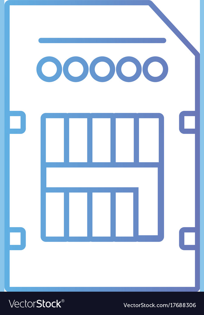 Line technology micro sd data memory