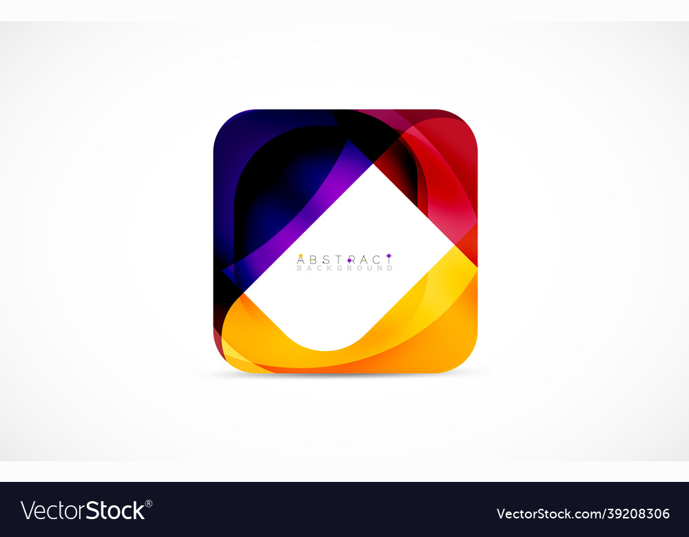 Minimal background abstract square shape